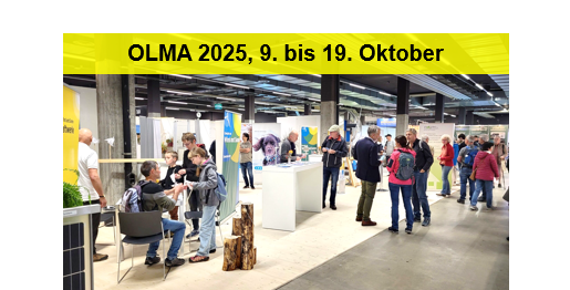 OLMA 2025, 9.-19. Oktober: Sonderschau «Energie aus Sonne und Wind»