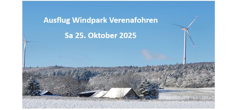 Ausflug Verenafohren 25.10.2025