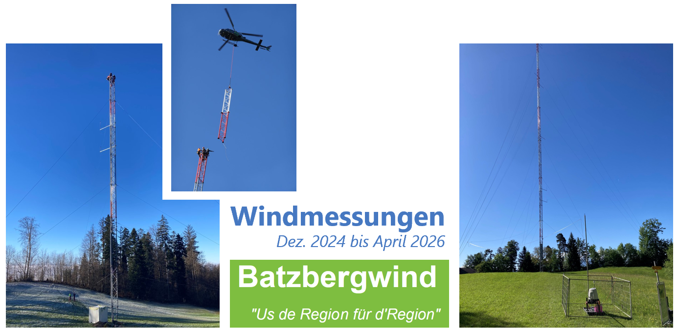 Windmessungen und Windertragsgutachten bestätigen Batzberg als Eignungsgebiet